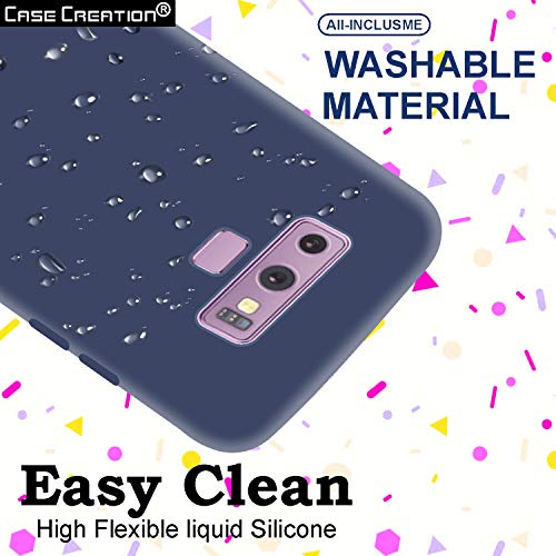 Image of Case Creation Luxurious OG Series for Samsung Galaxy A6 Plus Case Cover,Anti-Dirty Slim Case Frosted Matte Cute Candy TPU Raised Bezel (Splash of Color) Back Cover for Samsung A6 Plus -Navy Blue