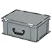 Produktbild Kunststoffkoffer/Gerätekoffer, Industriequalität, Inhalt 16 Liter, LxBxH 400 x 300 x 180 mm, grau