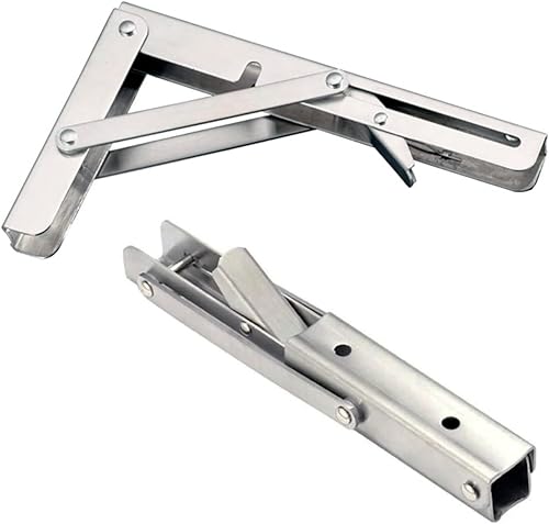 Miniatura 2 de Estante de pared plegable de acero inoxidable de 12 x 48 pulgadas, camión de comida, cocina, restaurante, lavandería, garaje y cuarto de servicio