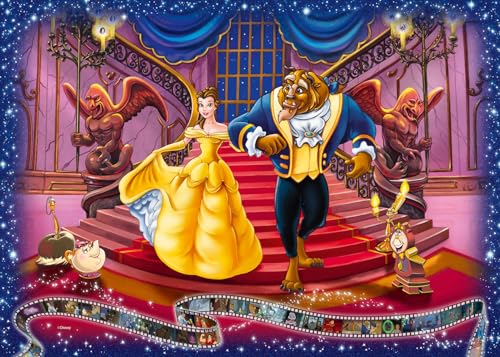 Ravensburger Disney Collector's Edition Beauty and The Beast 1000 Piece Jigsaw Puzzle for Adults - 12000320 - Handcrafted Tooling, Made in Germany,...