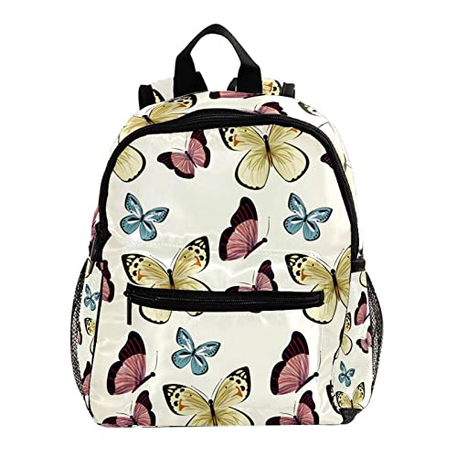 Sac à dos vintage papillons léger et adapté à la morphologie des enfants