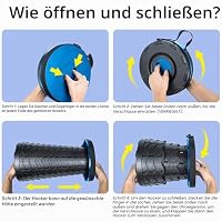 Hesanzol Tragbarer Teleskophocker, einziehbarer Klapphocker für Camping – Ansicht 5