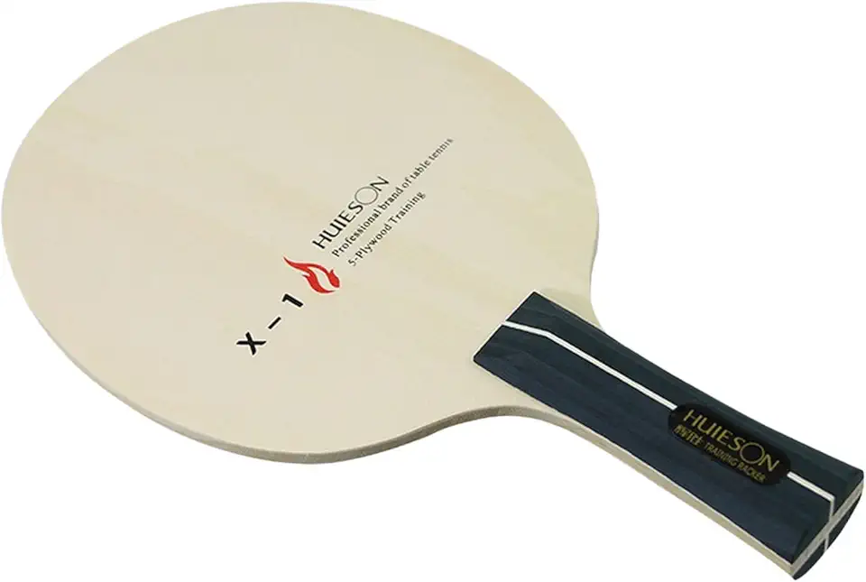 rockible Lâmina de tênis de mesa placa base raquete de tênis de mesa de madeira para competição de iniciantes
