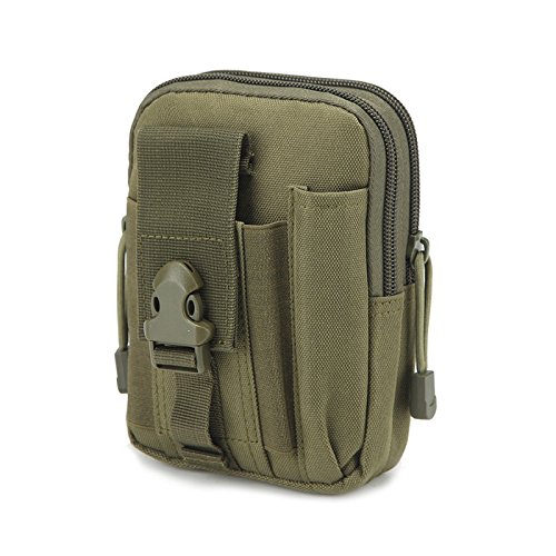 FVAL Riñonera Impermeable para Uso Diario al Aire Libre Senderismo Acampar Correr Caminar para Practicar Deportes para tácticos, Militares, campistas, Excursionistas, Pescadores, Deportistas, etc.