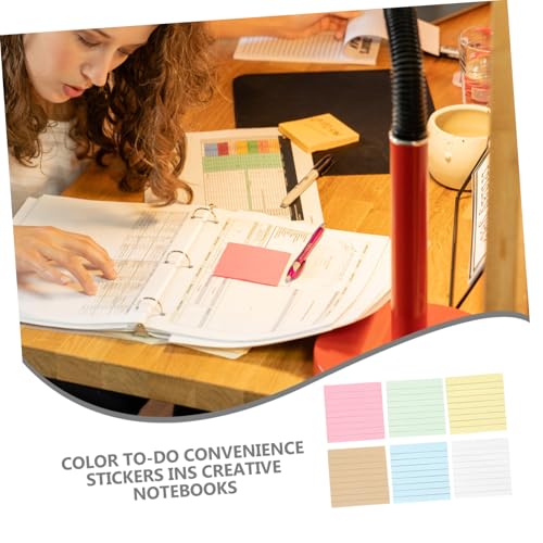 Bloc Notes Autocollants Multicolores pour Prise de Notes Rapide à l'École - 6