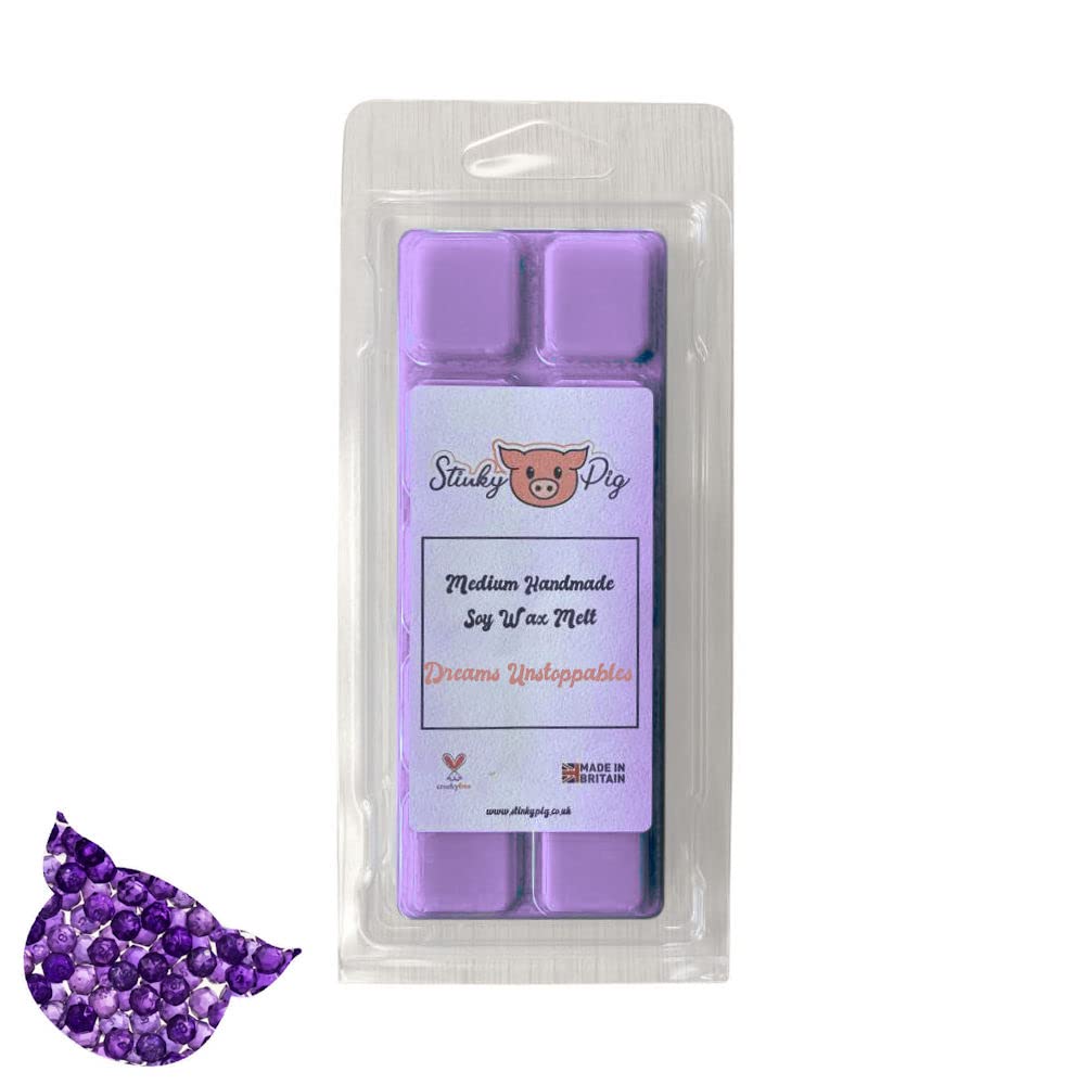 Medium Wax MELT Clamshell BAR - Snap Tart Handcrafted Soy Wax Vegan Long Lasting Highly Scented Handmade Wax Melts (Dreams Stoppables)