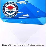 Vista 6 de Superior Graphic Supplies PETG - Láminas de plástico transparente de plexiglás de 48 x 48 pulgadas, 30 mil (0.030 pulgadas) de grosor