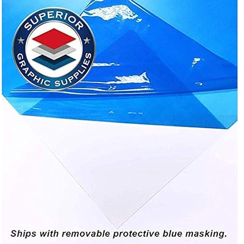 Miniatura 6 de Superior Graphic Supplies PETG - Hojas de plástico de plexiglás transparente de 48 x 96 pulgadas - 40 mil 0040 pulgadas0040in de grosor para