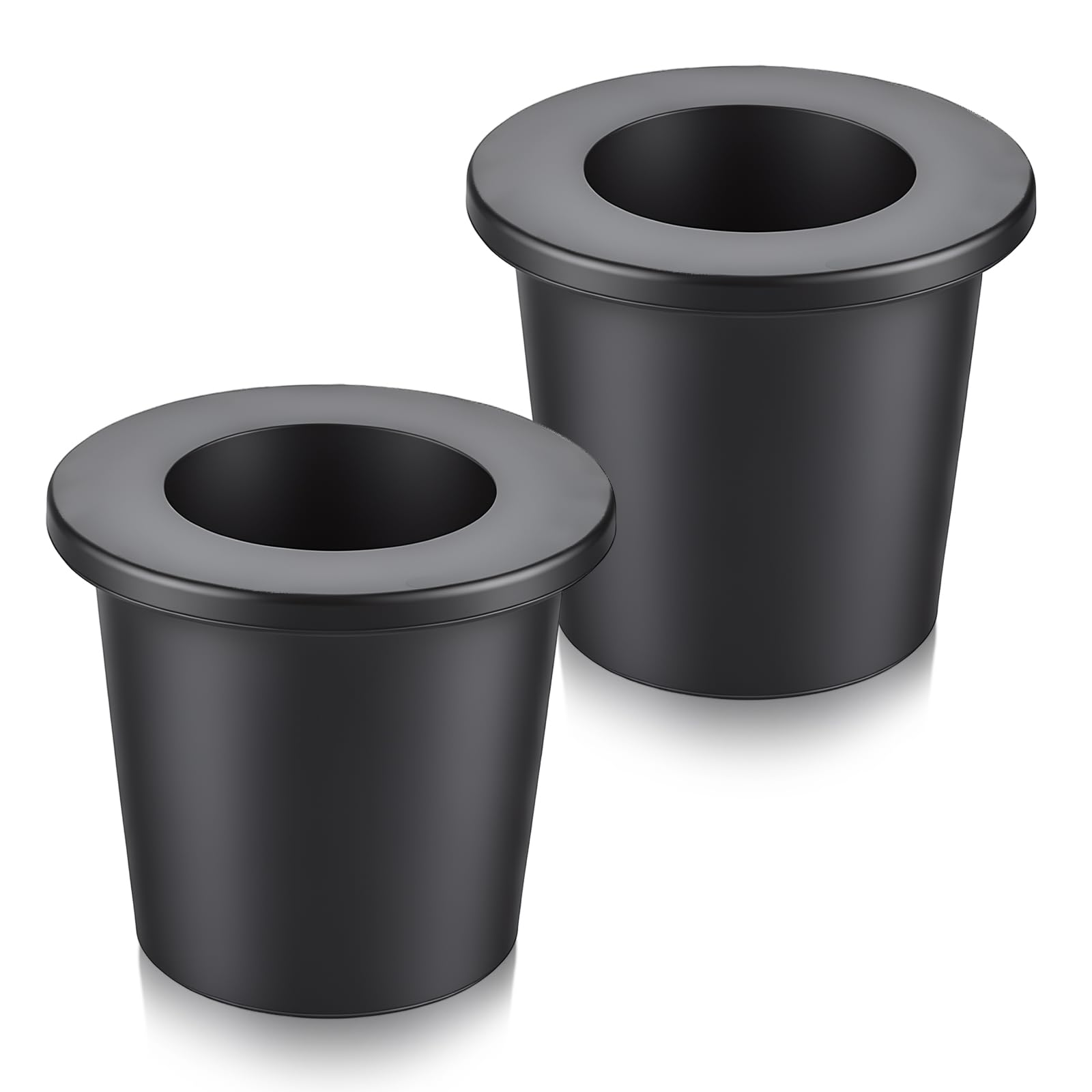 Photo 1 of 2 Pack Patio Table Umbrella Hole Ring, Umbrella Cone Wedge Plug, Black