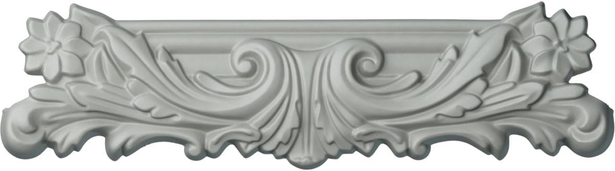 Ekena Millwork PML14X04OX Oxford Center (matches moulding PML02X00OX) Panel Moulding, 14 7/8"W x 4 1/4"H, Primed