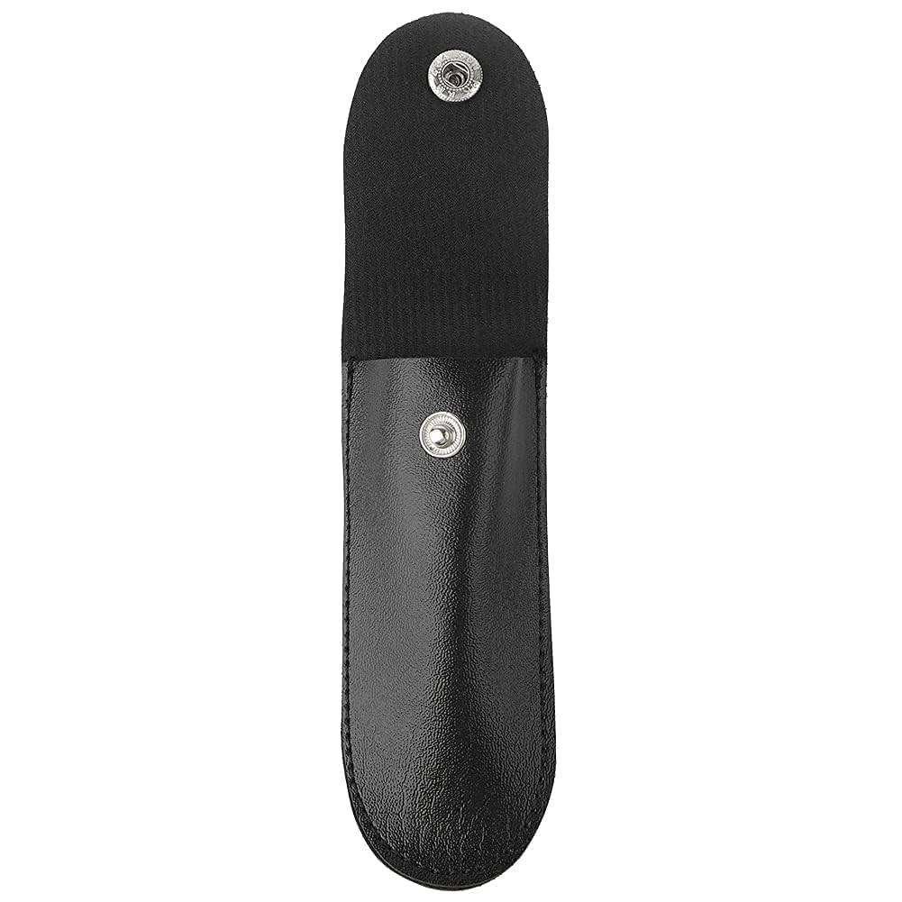 Apribottiglie in pelle, custodia per coltello da vino in pelle Cavatappi piccola borsa in pelle Nuova fondina per apribottiglie in PU 5,9 × 2,0 pollici (Nero)