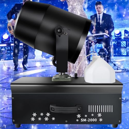 Máquina profesional de nieve artificial, generador de copos de nieve para Navidad y bodas, máquina pulverizadora de efecto nieve, 2000 W
