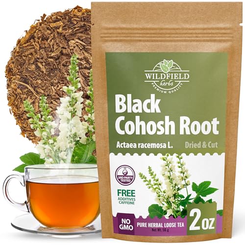 Image of 2 oz. Black Cohosh Tea Black Cohosh Root Herbal Tea (Actaea Racemosa) - 56g