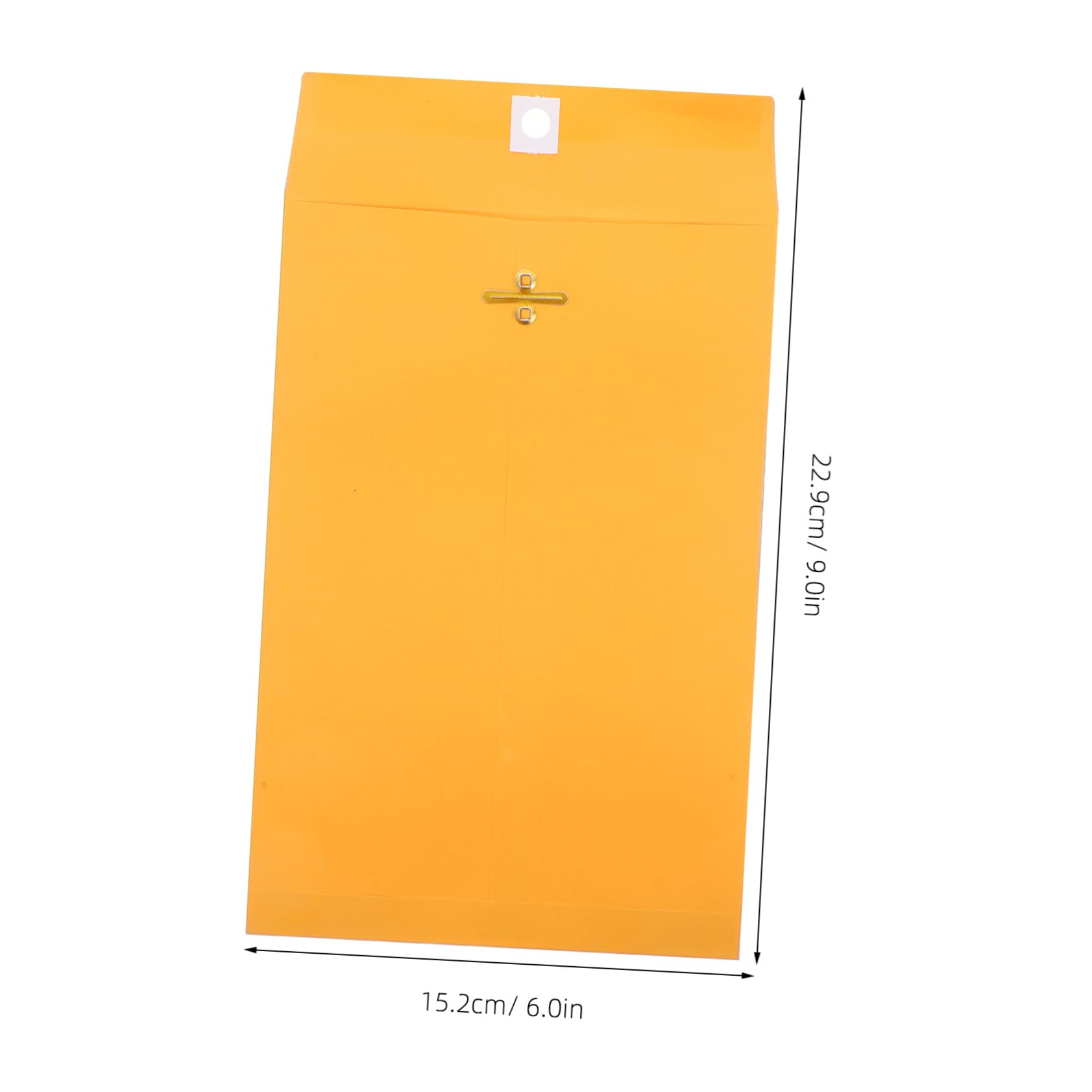 Sobres de Papel Kraft Dorado 6x9 Pulgadas 50 Piezas | Cierre de Hierro, Acabado Vintage Elegante, para Tarjetas, Invitaciones y Postales en Reuniones