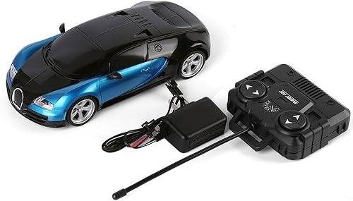 Miniatura 6 de Roxie Coche de carreras a control remoto con luces LED, auto de juguete RC de alta velocidad para niños de 3, 4, 5, 6, 7, 8, 9 años, para niños y