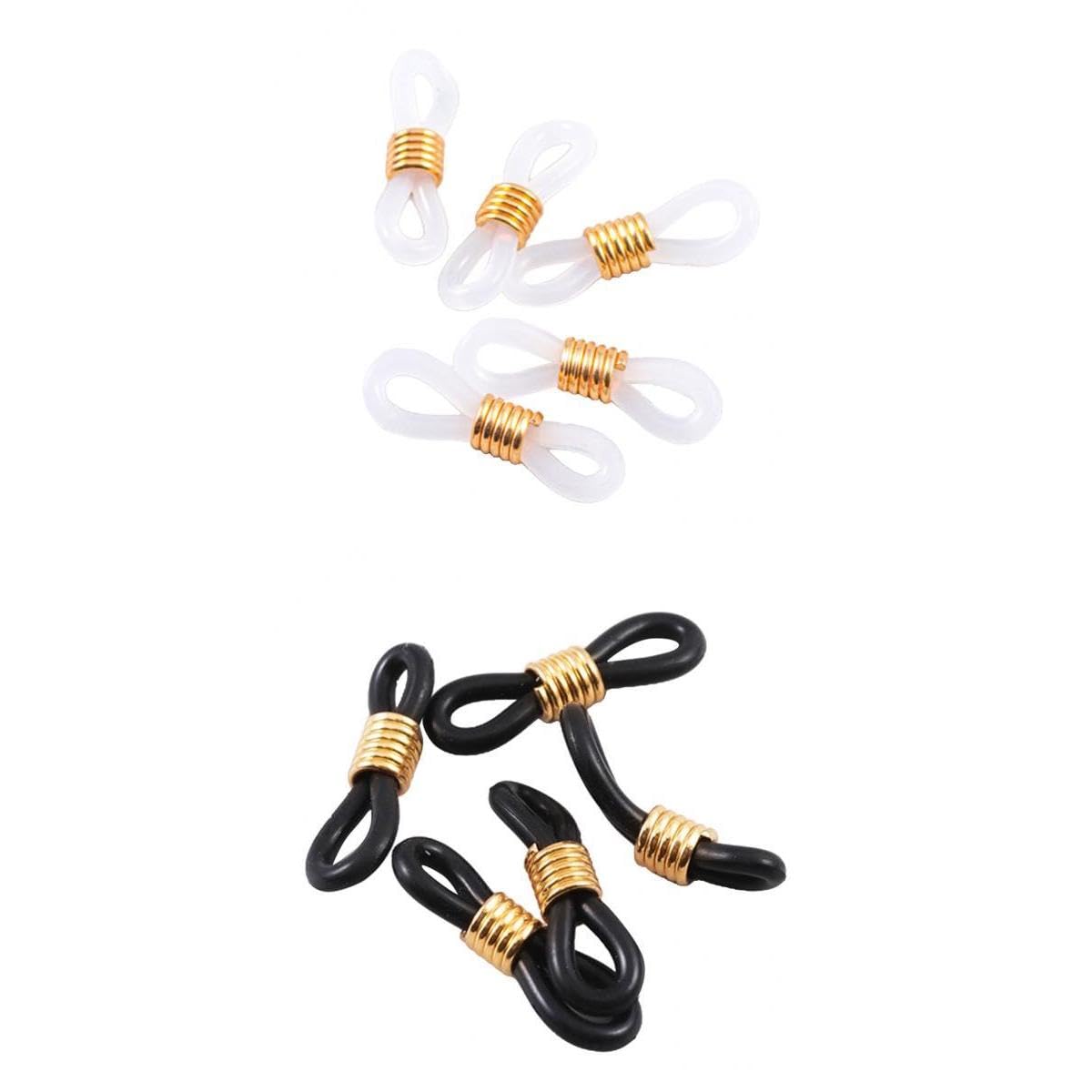 Enakshi® 100Pcs Ends Eyeglass Glasses Holder Repair Chain Cord Loop Ends White Black|Crafts | Beads & Jewelry Making | Jewelry Findings | Jewelry Connectors & Bails-image-17