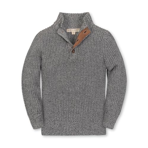 Image of Organic Cotton Mock Neck Sweater by Hope & Henry Boy