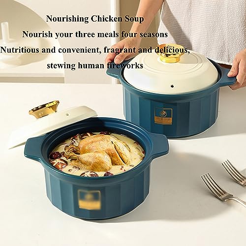 Cocotte en céramique résistante à la chaleur de 4L pour cuisson lente - 3