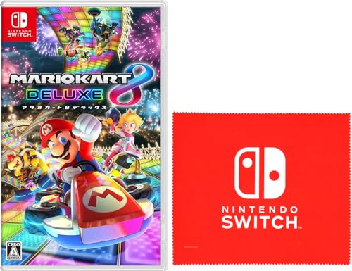 マリオカート8 デラックス -Switch 【Amazon.co.jp限定特典】Nintendo Switch ロゴデザイン マイクロファイバークロス 同梱