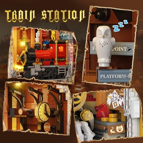 HOGOKIDS Magic Train Station Book Nook Set thumbnail 3