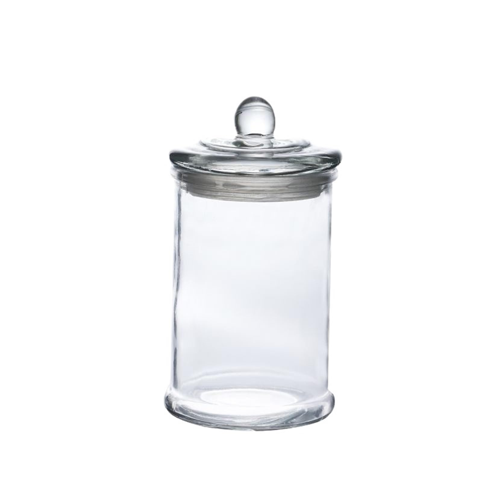 FCfpxwtz Kitchen Storage Jar, 1 Pcs Clear Glass Jar With Lid For Candy Cookie Dried Fruit Nuts Tea Multiple Sizes(350ml)