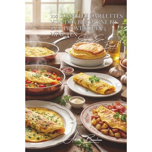 100 schnelle Omelettes: Von der Bretagne bis zur Provence in 5 Minuten: Die französische Kunst des stressfreien Omelettes, mit dem, was der ... "Express-Eier" (10 Bücher), Band 1)