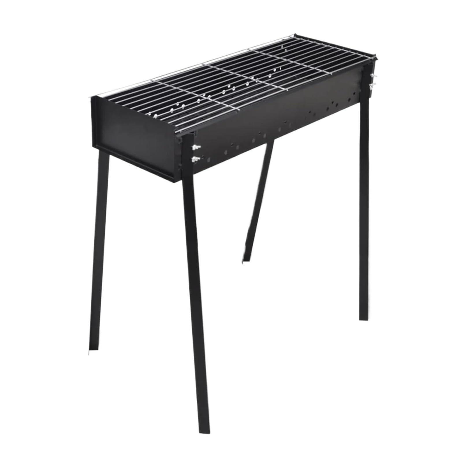 Lhsjyg Black Barbecue Grill Barbecue Oven Household Grill Outdoor Smokeless Charcoal Courtyard Bbq Portable