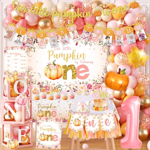 Our Little Pumpkin Is Turning One Decorations