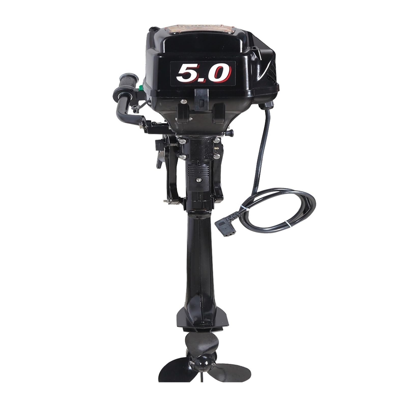 Motore fuoribordo, Motore fuoribordo elettrico brushless da 5,0 cavalli, con motore pesca 48 V e 1000 W di potenza(Long Shaft)