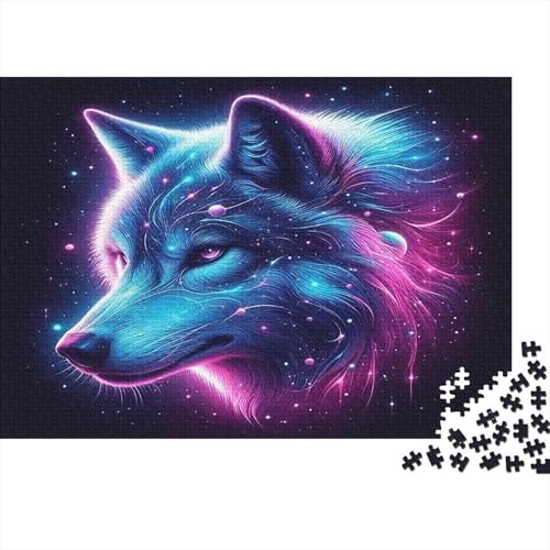 Puzzle de lobo de 1000 piezas, el regalo de cumpleaños perfecto para relajación