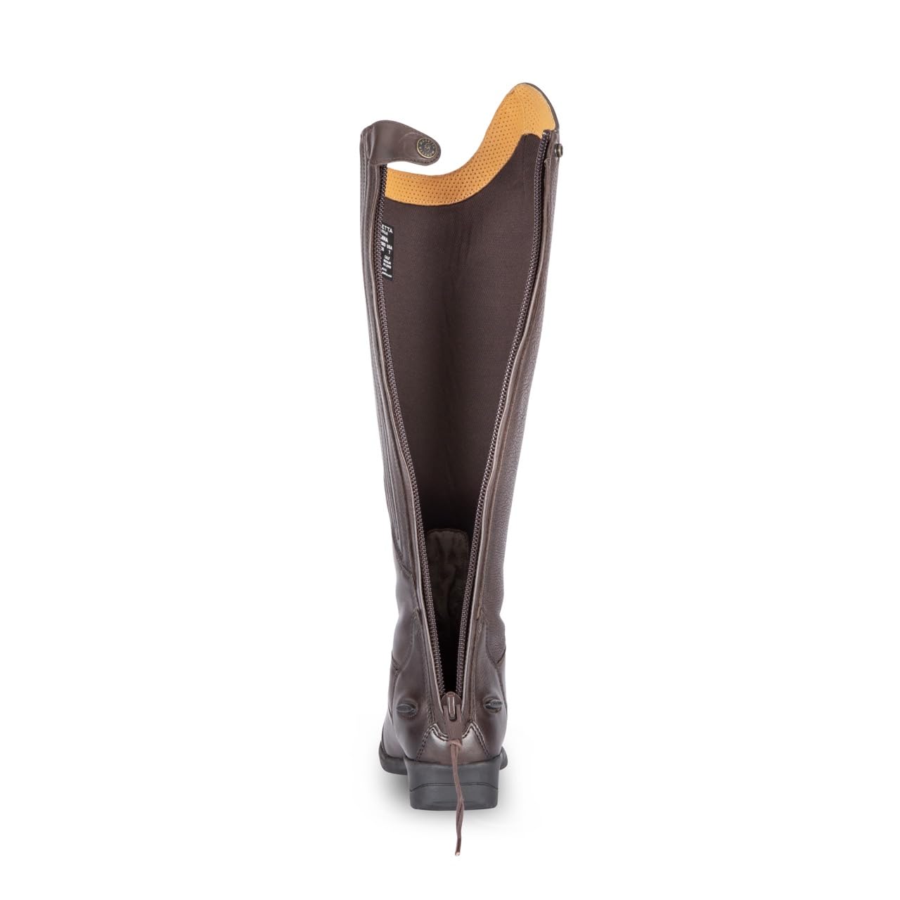 Moretta Shires Damen Gianna Reitstiefel aus braunem Leder