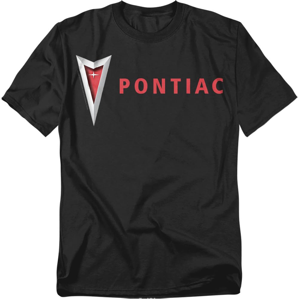 Pontiac Logo General Motors T Shirt Black