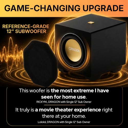 Image of Nakamichi Dragon 11.1.6 Dolby Atmos /DTSX Pro Surround Soundbar Sys-12 Sub