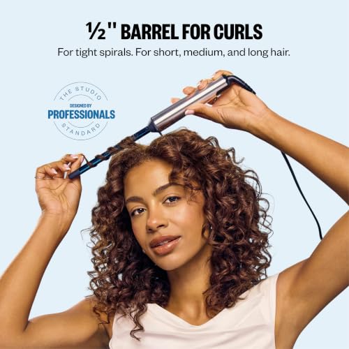 Image of BabylissPRO Nano Titanium Professional Curling Wand For All Hair Types, Reaches 430 Degrees For Long Lasting Curls