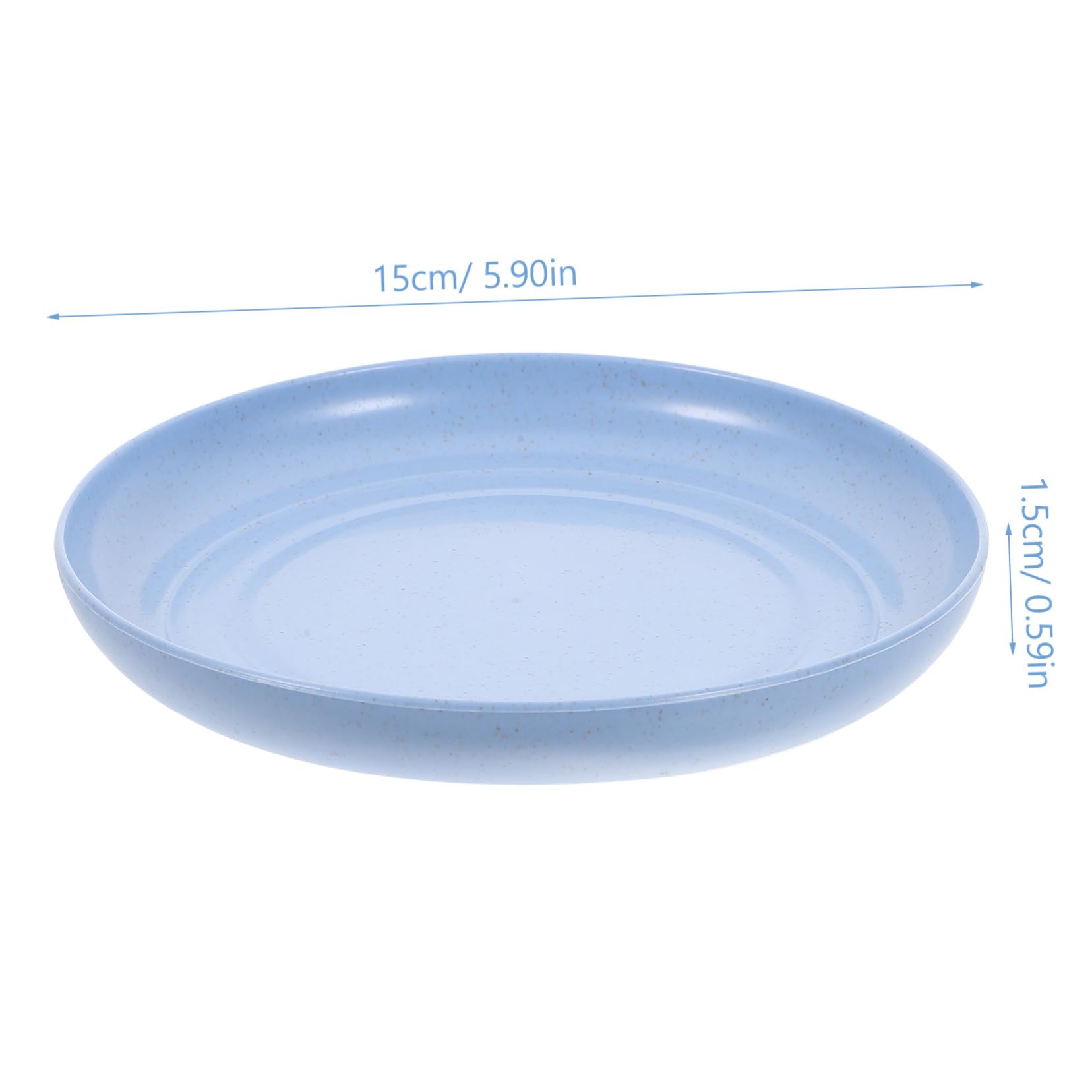 ifundom 6Pcs Cat Dish Feeding Bowls for Wet Dry Food Whisker Fatigue Friendly Cat Plates Stackable Design for Legged Cats Easy to