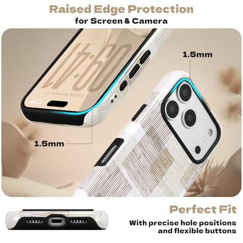 Coque iPhone 17 Pro Max compatible MagSafe - Jolie protection marron - 5