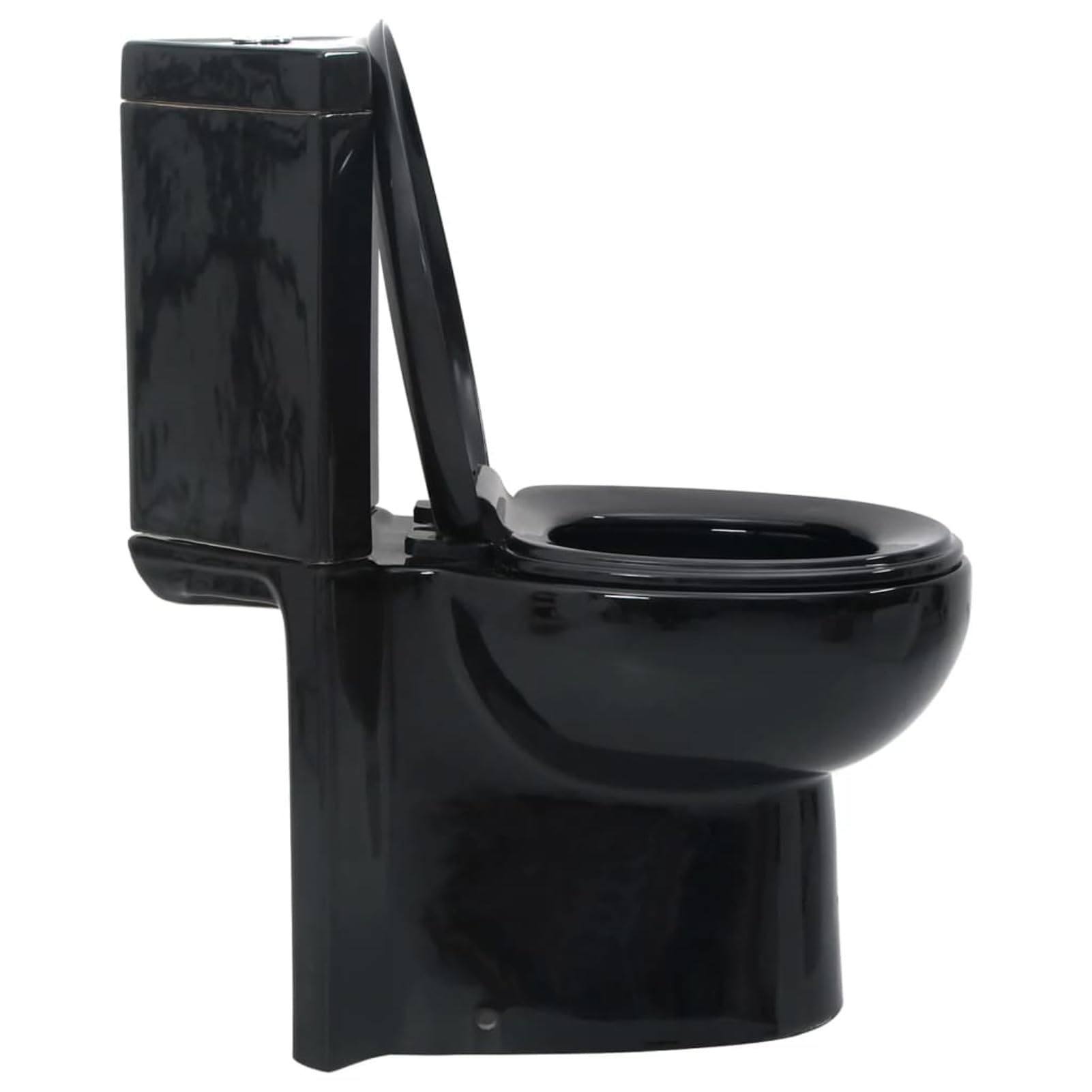 ShGaxin WC in ceramica angolare di colore nero, WC completo, Toilet completi, Toilet