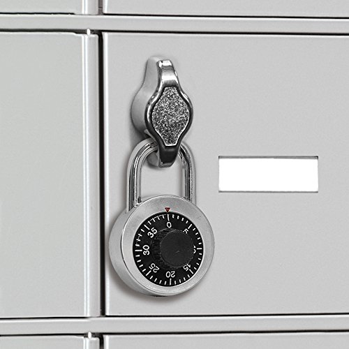 Image of Salsbury Industries 19920 Combination Padlock with Built-in Hasp for Cell Phone Locker Door