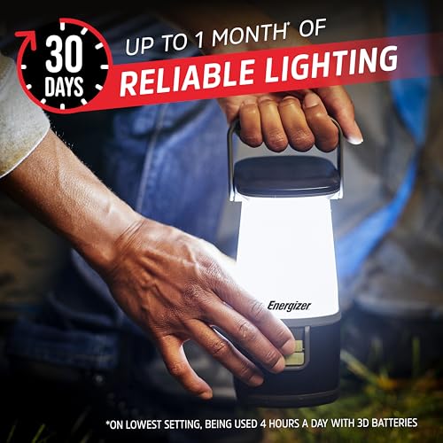 Image of Energizer WeatherReady LED Emergency Lantern, Water Resistant, Multiple Light Modes, USB Charging Output, Great for Camping, Storms, and Power Outages, 1200 Lumens