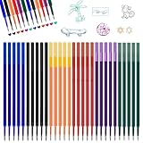 Lot de 30 recharges de rechange effaçables, compatibles avec Legami, pointe 0,7 mm, hauteu...