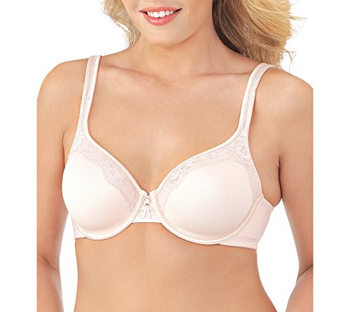 Image of Vanity Fair Women's Bra with 2-Way Convertible Straps, Body Caress Full Coverage, Lightly Lined Cups Up to Dd