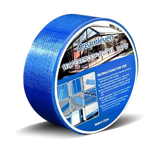 Blue Waterproof Tape for Solar Pool Cover Repair,Heavy Duty Waterproof Duct Tape for Pool Liner...