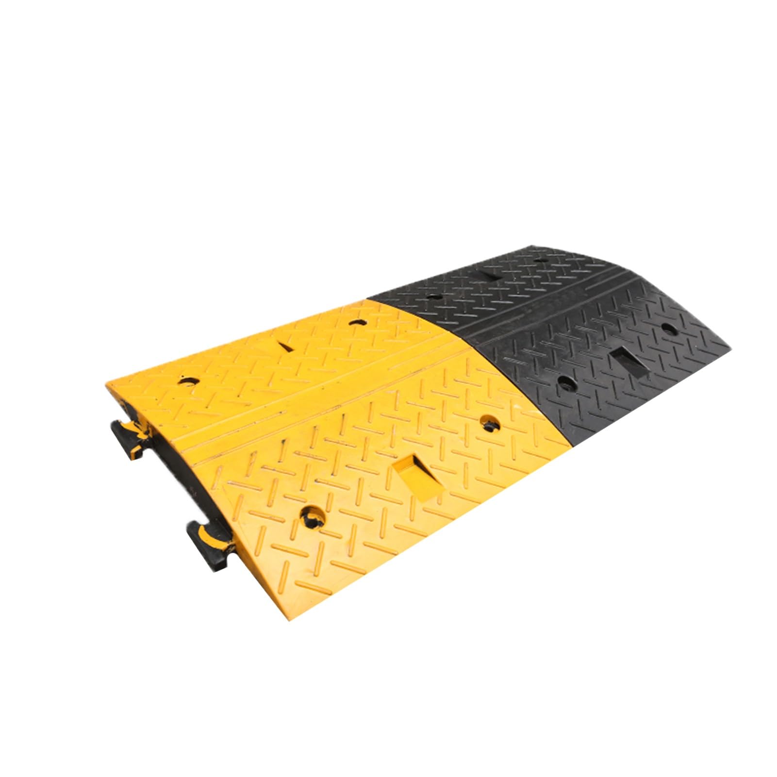 HTTGDGDH Speed Bump,Thickened Rubber Speed Bump,Road Speed Bump,Suitable For Outdoor Asphalt Concrete Gravel Driveway,