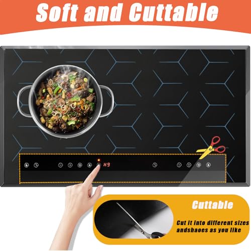 Protezione Piano Induzione per Induzione, Riscaldamento, tappetino per piano induzione Protettivo Riutilizzabile, Tappetino Induzione in Fibra di Vetro - 4