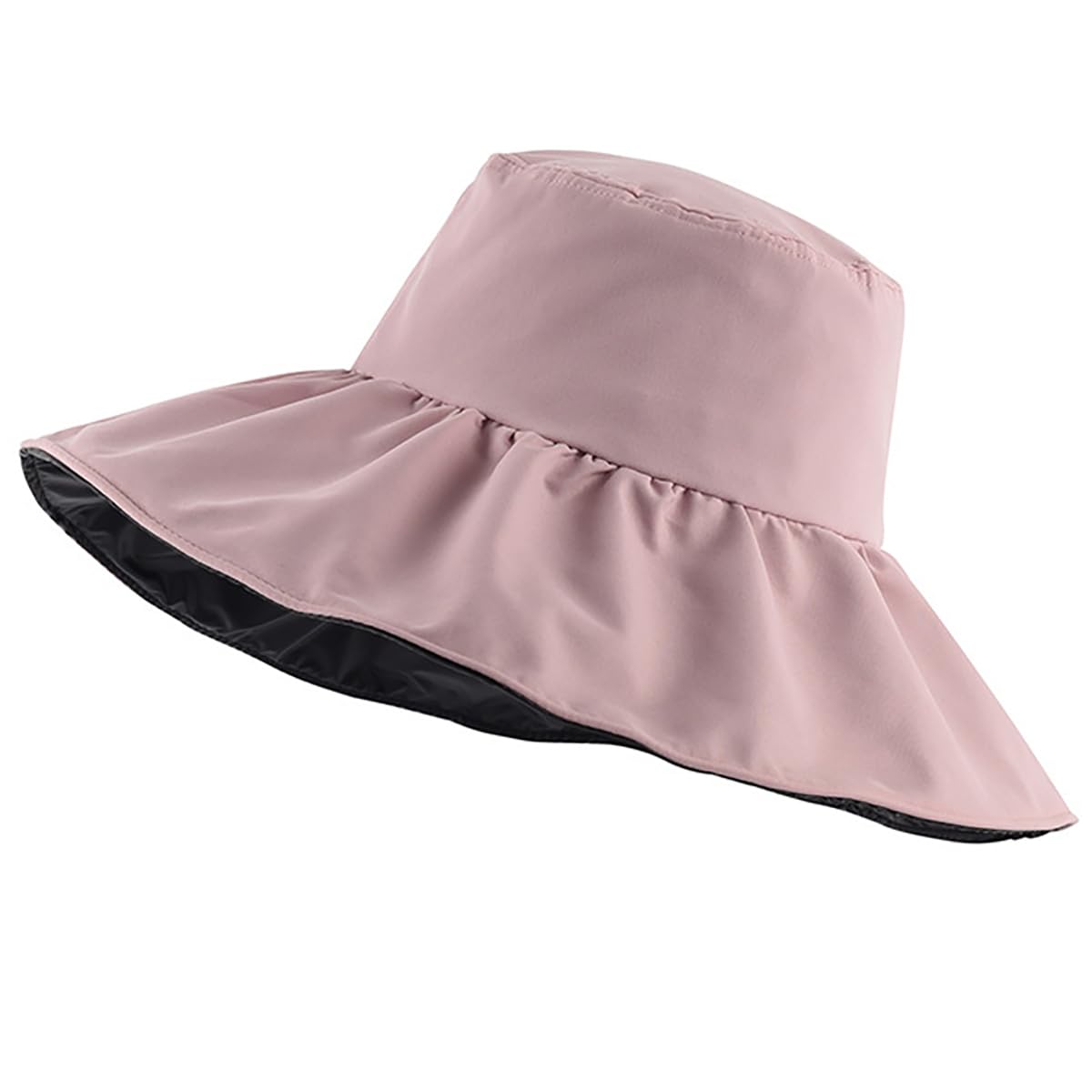 Kids Sun Hat UPF 50+ Sun Protection Cap, Wide Brim Toddler Beach Play Hats for Girl Boy Ages 3~10 Outdoor Breathable Kids Bucket hat