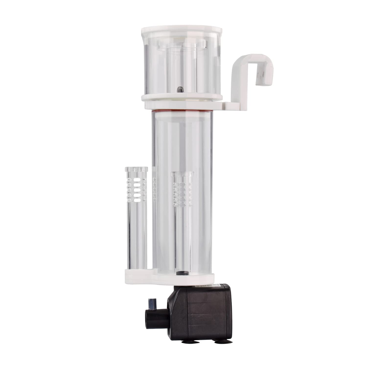 AQPET Acquario ReefBox 40 Completo di Schiumatoio Pompa FIltro in Vetro Modello Extrachiaro 40x40x40 cm 64 Litri, trasparente