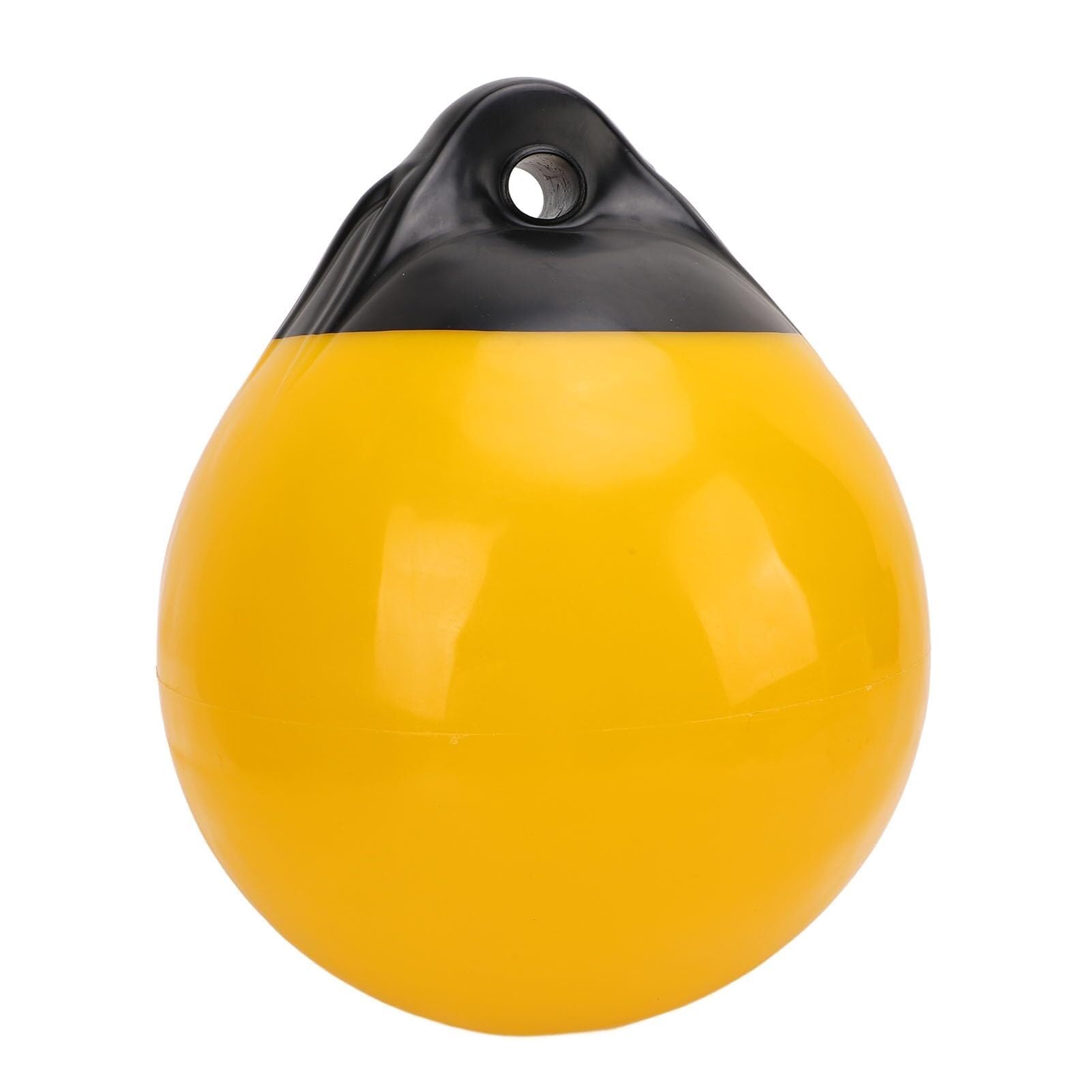 Parabordino 300x350mm, PVC 3,8mm, Alta lucentezza, per Yacht Barca a Vela | Parabordino in PVC alta lucentezza nero e giallo, spessore 3,8mm, resistente a acqua salata, UV, gelo, oli.