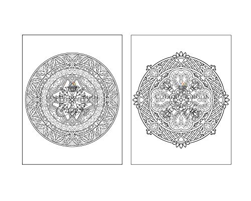 125 Mandalas: An Adult Coloring Book Featuring 125 of the World's Most Beautiful Mandalas for Stress Relief and Relaxation - Image 39