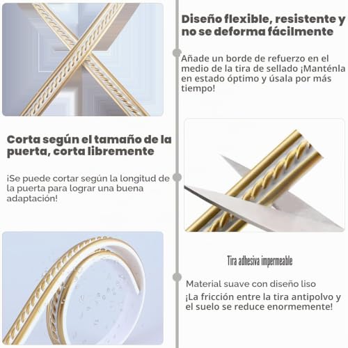 Tiras decorativas de pared autoadhesivas de 2cm para tapar juntas de armarios 4
