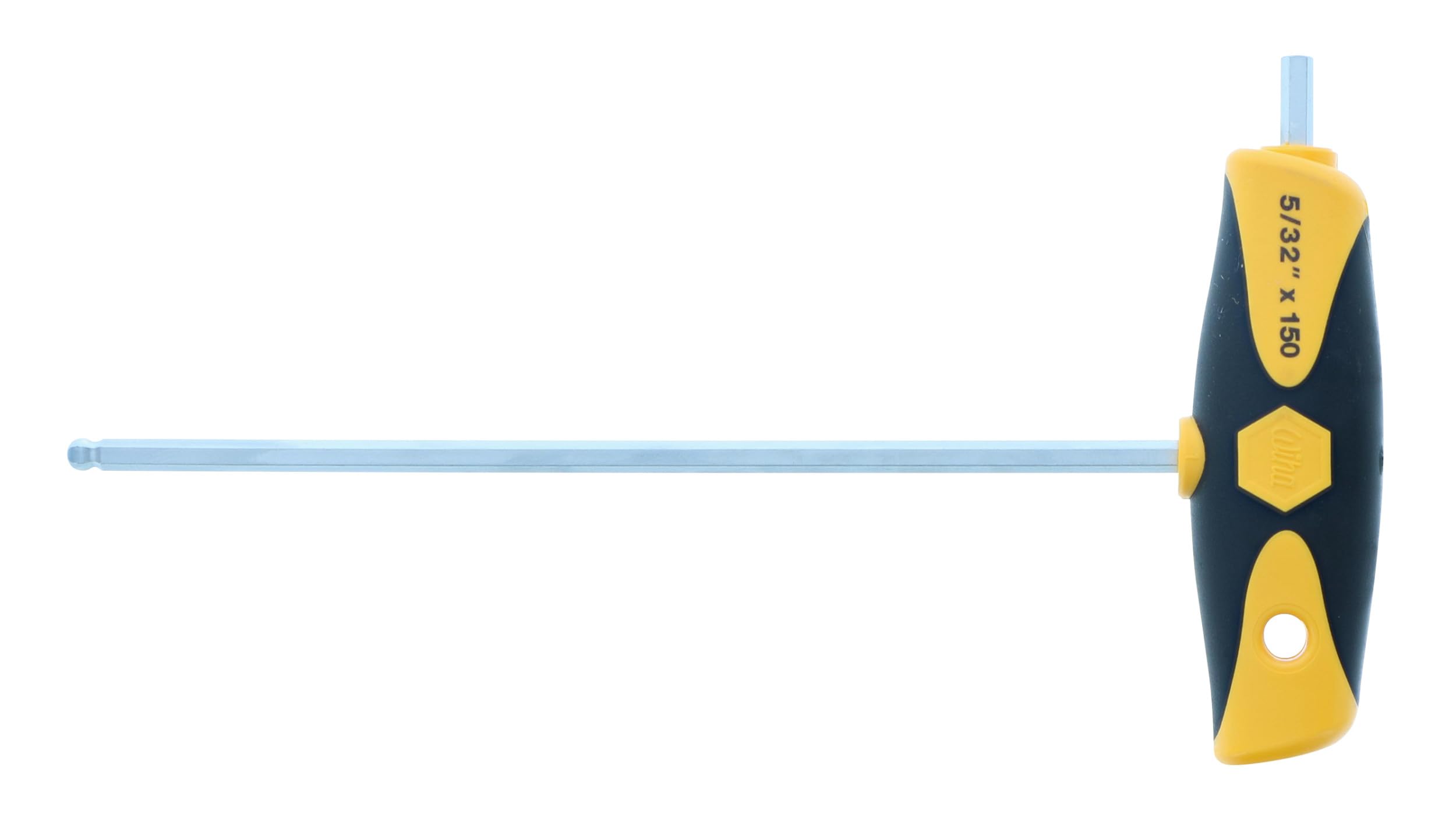 Wiha 54001 Soft Grip Ball Hex Inch Dual Driver T-Handle, 5/32